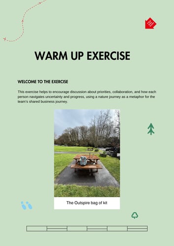 Warm Up Exercise The Adventure Ahead Warm Up Exercise The Adventure Ahead